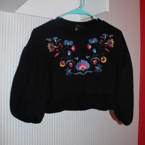 Cropped sweatshirt